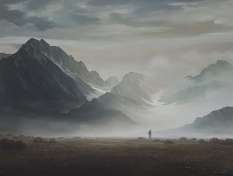 Keith Alexander; Man with Mountains