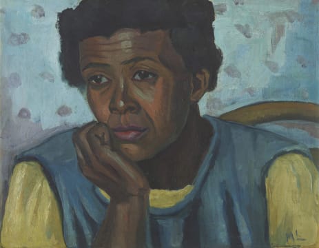 Maggie Laubser; Portrait of a Woman