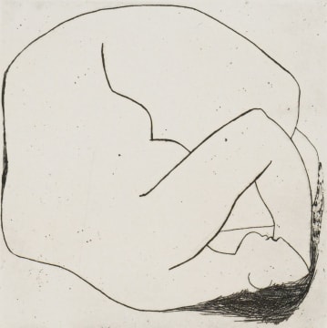 Yasmin Brandolini d'Adda; Huddled Nude