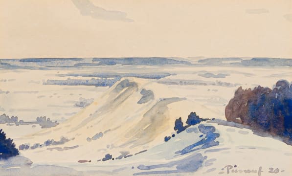 Jacob Hendrik Pierneef; Landscape in Blue