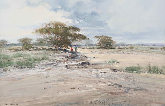 Mel Brigg; Landscape with Trees