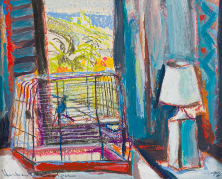 Herbert Coetzee; Birdcage at a Window