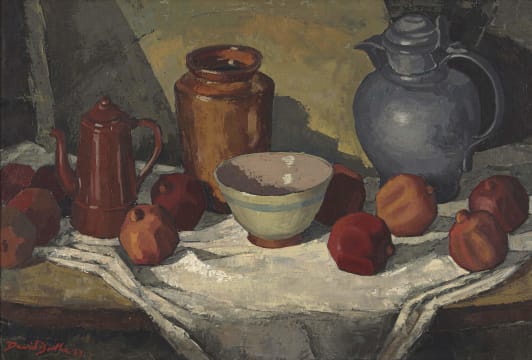 David Botha; Still Life with Pomegranates