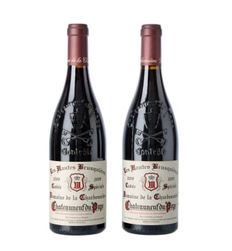 Charbonnière; Châteauneuf-du-Pape Les Haut Brusquieres Cuvée Spéciale; 2009; 2 (1 x 2); 750ml