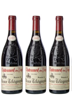 Vieux Télégraphe; Châteauneuf-du-Pape; 2007; 3 ( 1 x 3); 750ml