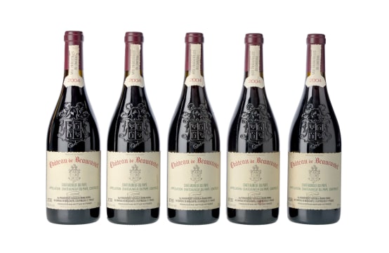 Beaucastel; Châteauneuf-du-Pape; 2004; 5 (1 x 5); 750ml