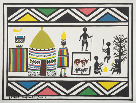 Esther Mahlangu; Herdsmen