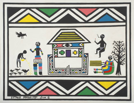 Esther Mahlangu; Feeding Time
