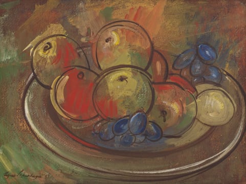 Eugene Labuschagne; A Plate of Fruit