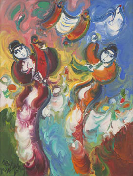 Edward Ben Avram; Figures Dancing