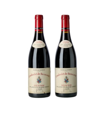 Beaucastel; Côtes du Rhône Coudoulet Rouge; 2010; 2 (1 x 2); 750ml