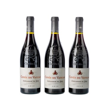 Sixtine; Châteauneuf-du-Pape Cuvée du Vatican; 2010; 3 (1 x 3); 750ml