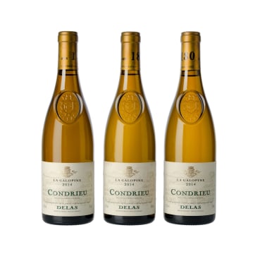 Delas Frères; Condrieu La Galopine Blanc; 2014; 3 (1 x 3); 750ml