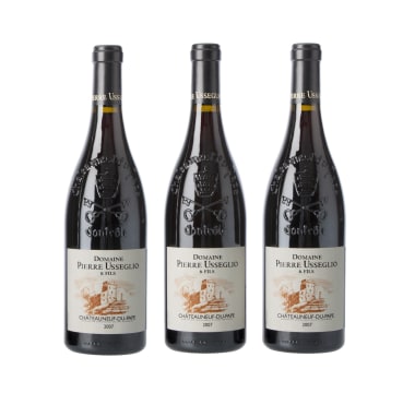 Pierre Usseglio; Châteauneuf-du-Pape; 2007; 3 (1 x 3); 750ml