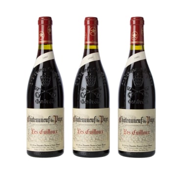 Lucien et Andre Brunel; Châteauneuf-du-Pape Les Cailloux; 2007; 3 (1 x 3); 750ml