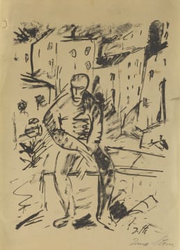 Irma Stern; From the Visions Portfolio (Seated Man)