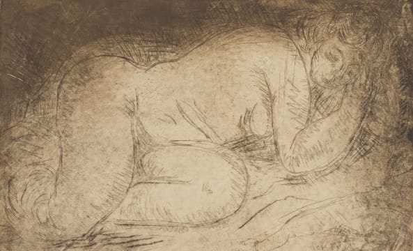 Irma Stern; Reclining Nude