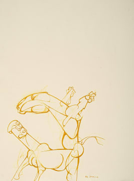 Zwelidumile Geelboi Mgxaji Mslaba 'Dumile' Feni; (Untitled) Anthropomorphic Transformation