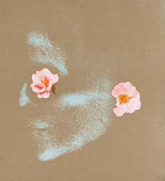 Judith Mason; Profile with Flowers