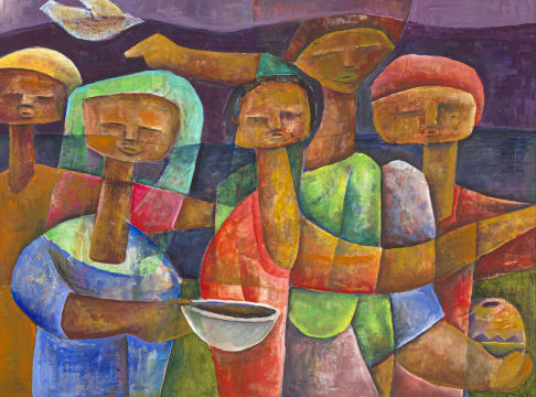 Martin Qgibinsizi Tose; A Group of Figures