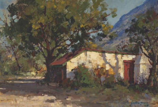 Gian-Piero Garizio; Cape Cottage Amongst Trees