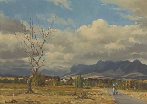 Giuseppe (Catty) Cattaruzza; Landscape near Worcester