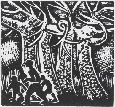 Peter Clarke; Walking Quickly Through the Evening Woods