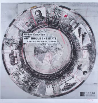 William Kentridge; Why Should I Hesitate: Putting Drawings to Work, Exhibition Poster