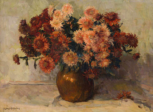 Frans Oerder; Herfs Asters/Chrysanthemums