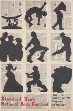 William Kentridge; Standard Bank National Arts Festival, poster