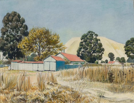 Waalko Dingemans Jnr; Old Mine House at Robinson Mine (or Crown Mines), Johannesburg, S.A.