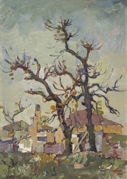 Gregoire Boonzaier; Trees and Houses