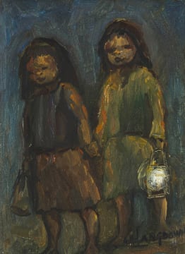 Amos Langdown; Two Girls