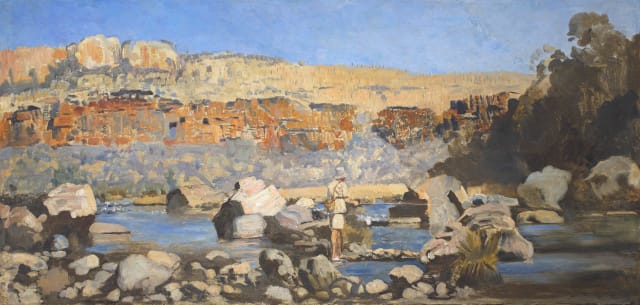 Frans Oerder; Trout Fishing in Elands River Valley