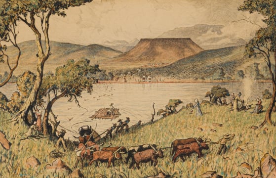 Willem Hermanus Coetzer; Voortrekkers Trek deur die Groot (Orange) Rivier
