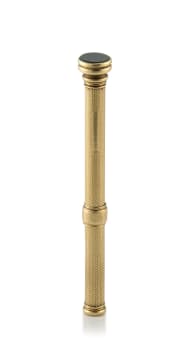 Victorian 9ct gold sliding propelling pencil, S Mordan & Co, late 19th century
