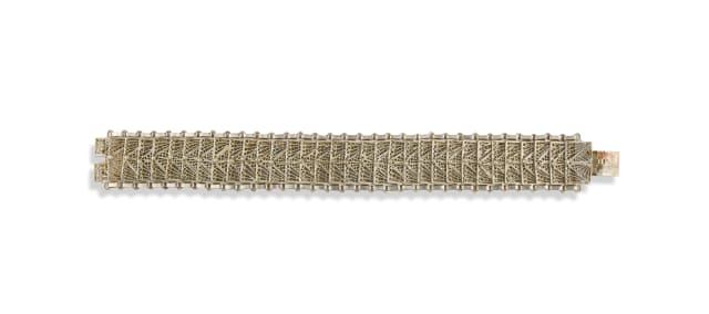 Portuguese silver bracelet