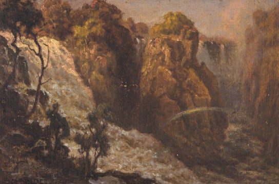 Edward Henry Holder; A View of Victoria Falls