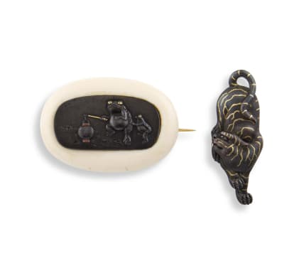 A Japanese menuki, Edo period, 1615-1868