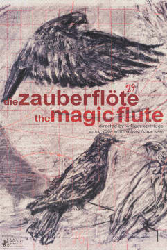William Kentridge; Magic Flute, poster