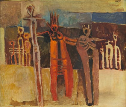 Cecil Skotnes; Composition with Figures