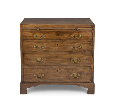 A George III mahogany chest of drawers