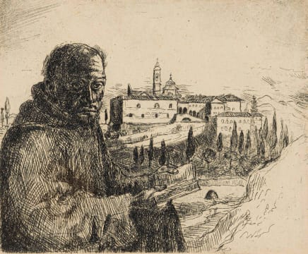 François Krige; Monk and Distant Church