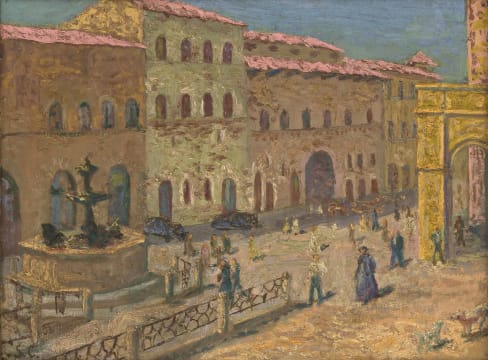 Strat Caldecott; Village Square