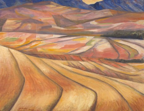 Erik Laubscher; Winter Ploughed Lands, Swaarmoed