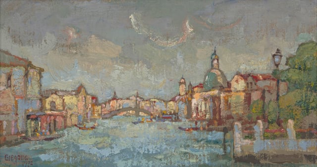 Gregoire Boonzaier; The Grand Canal, Venice