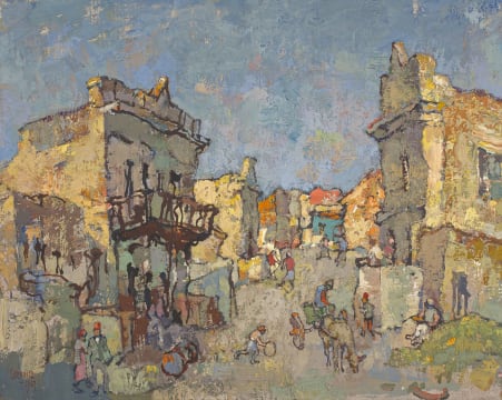 Gregoire Boonzaier; House with Verandah, Old Cape Town
