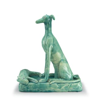 Nico Masemola; Green-glazed Hound and Hare