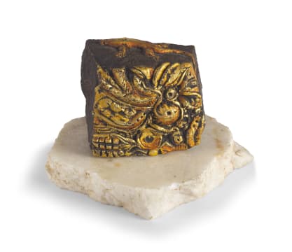 Alexis Preller; Dombeya Stone with Lizard