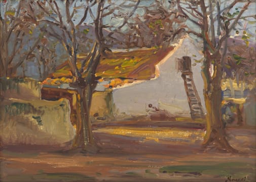 Hugo Naudé; Autumn Farmyard